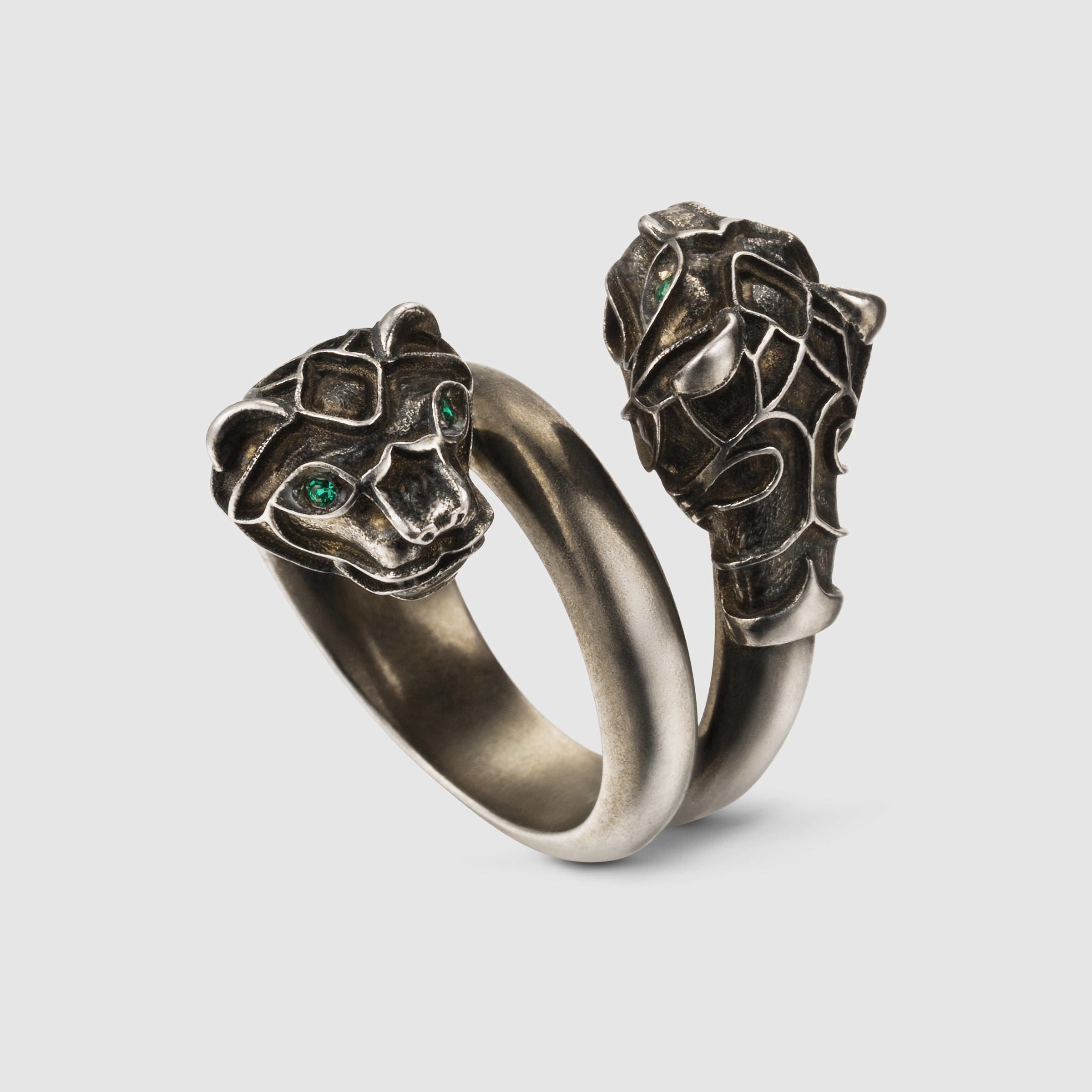 Lyst Gucci Tiger Head Ring in Metallic